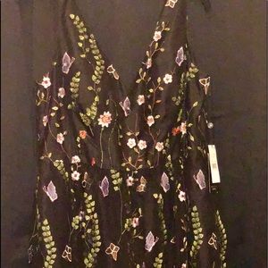 Floral Beaded Party Dress